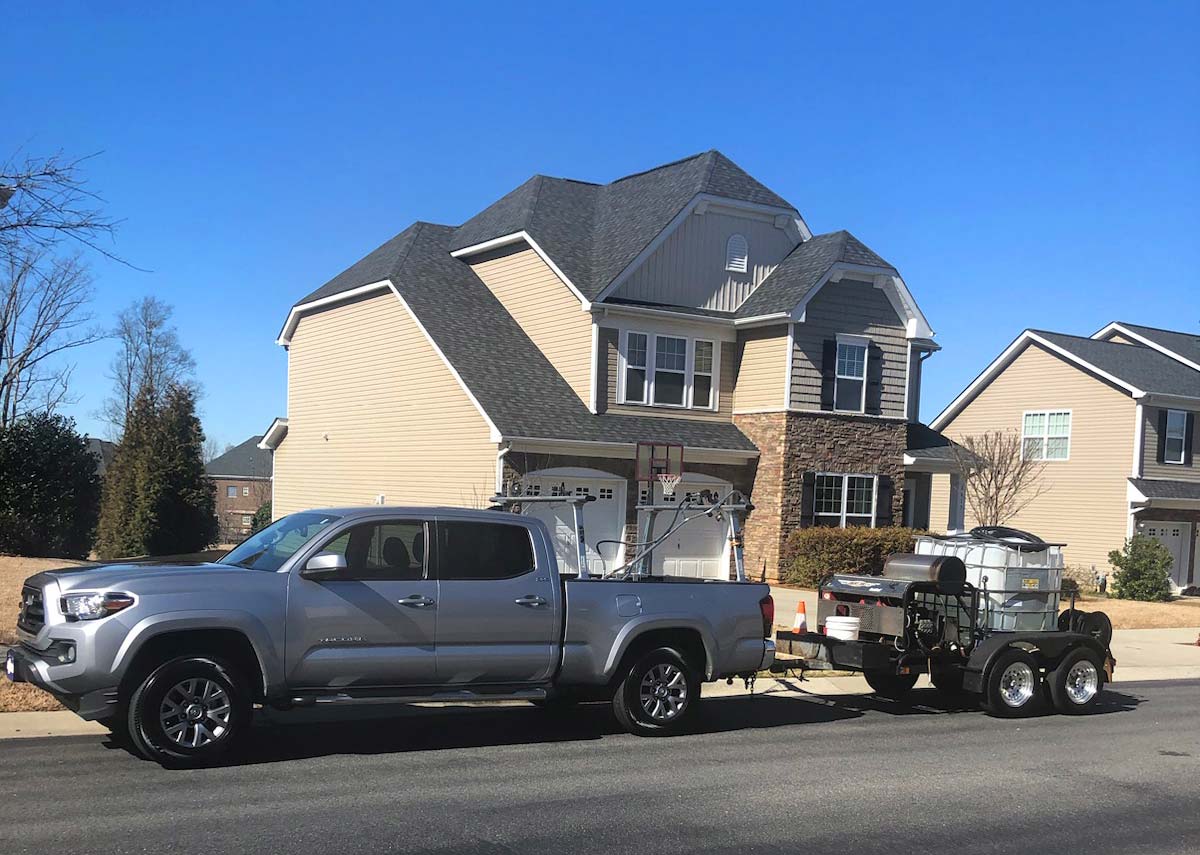 Pressure washing services